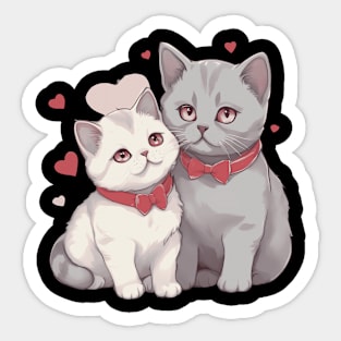 British Shorthair Cat Sticker